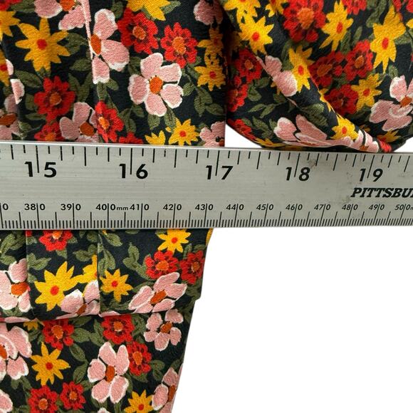 New Bec + Bridge New Romantics Silk‎ Mini Dress Floral Women’s Size 8 - Picture 12 of 13